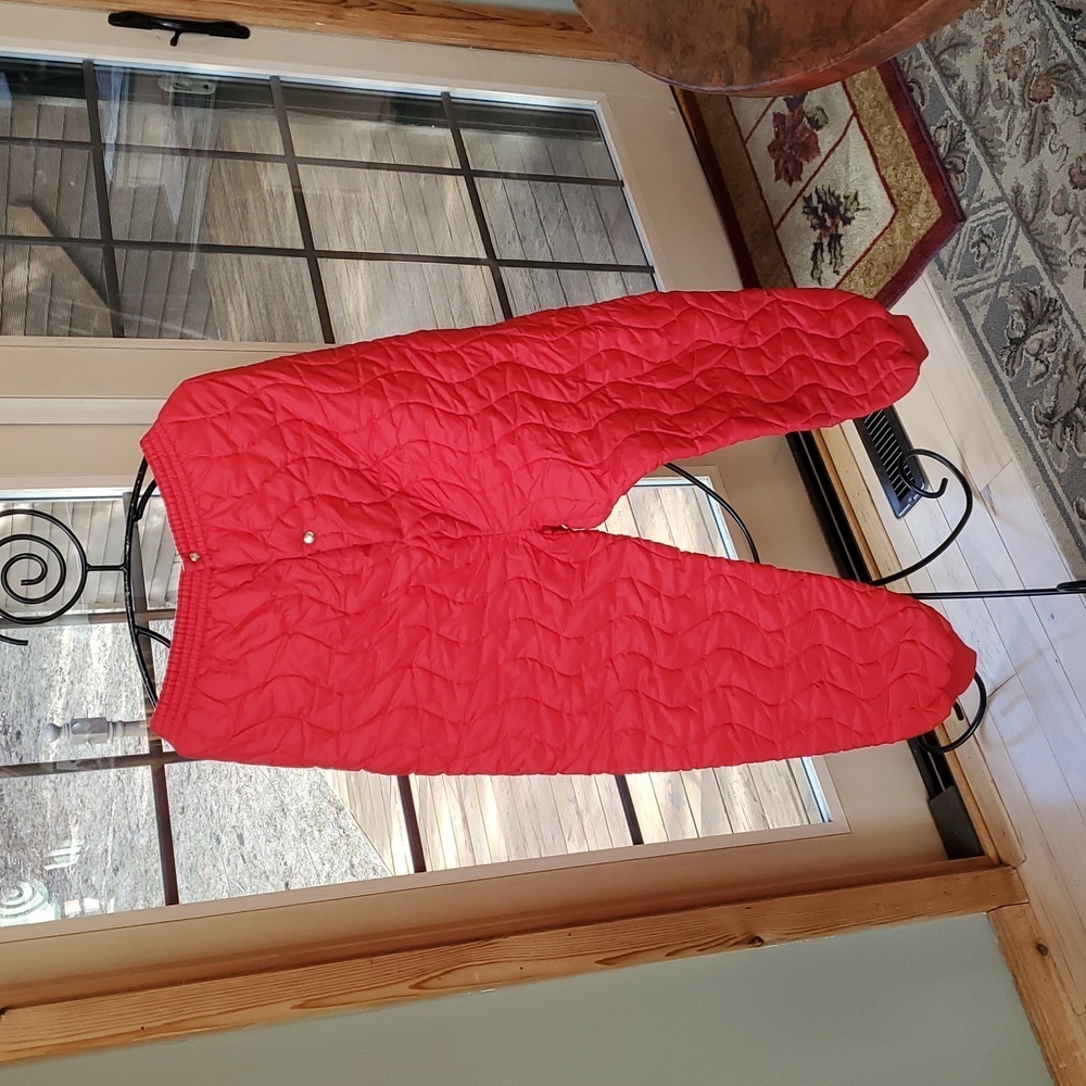 Vintage Red Quilted Hunting Insulating Sz. 38‎ Pants